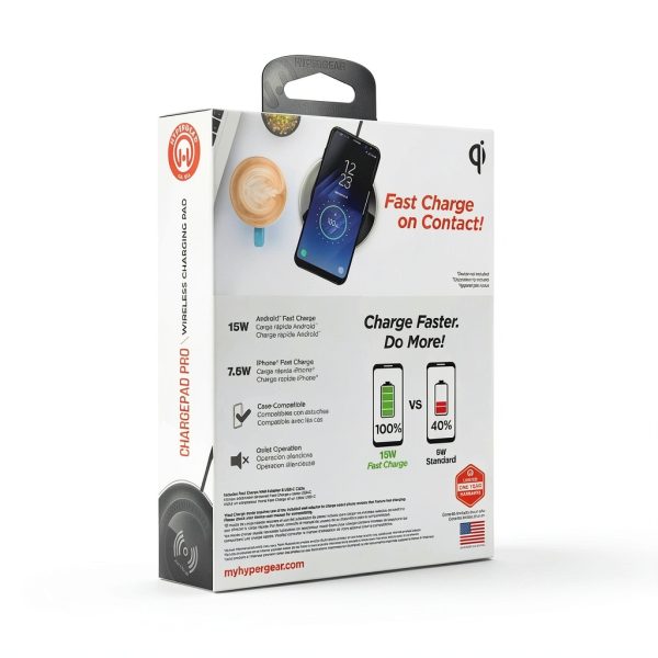 ChargePad Pro Wireless Charger 15W Fast Qi Compatible-9