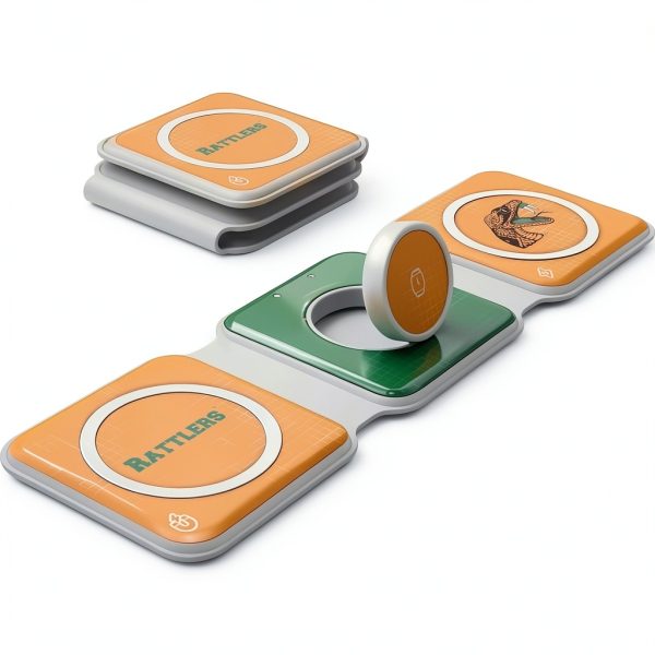 Florida A&M Rattlers 3-in-1 Foldable Charger Keyscaper-0