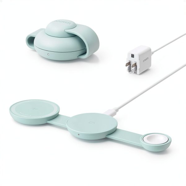 Anker MagGo Wireless Charging Station 3 in 1 Foldable Travel-0