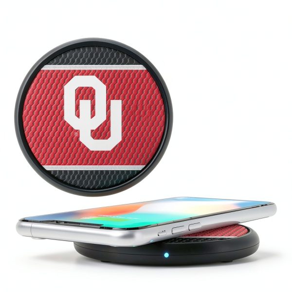 Oklahoma Sooners Wireless Charging Pad Keyscaper 10W-0