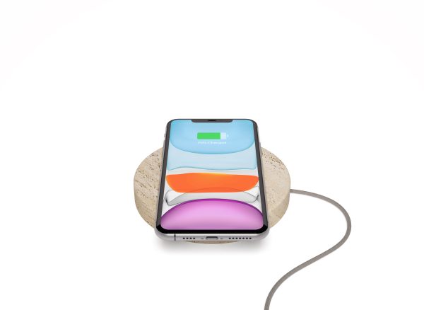 Einova Wireless Charging Stone Fast Charge Natural Stone-0