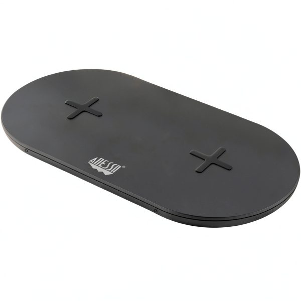 Adesso Qi Wireless Fast Charging Pad Dual Coil Compact-3