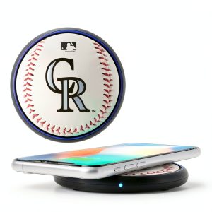 Colorado Rockies Wireless Charging Pad 10W Officially-0