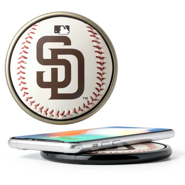 San Diego Padres Wireless Charging Pad Qi Fast Charging-0