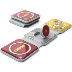 Kansas City Chiefs 3-in-1 Foldable Charger Keyscaper-0