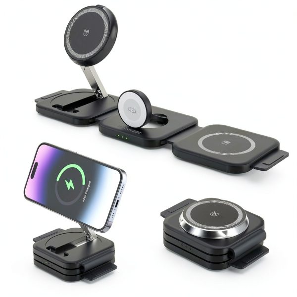MyBat Pro 3-in-1 Wireless Charging Dock MagSafe Foldable-1