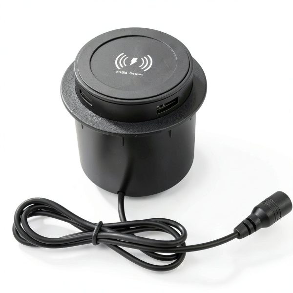 Pavo Wireless Charger 15W Fast Embedded USB Port-0