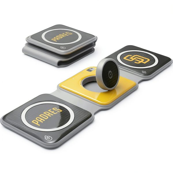 San Diego Padres 3 in 1 Foldable Charger Keyscaper-0