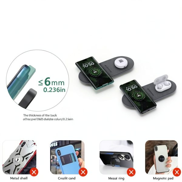 Wireless Charging Pad Dual Device Fast Charging Universal-6