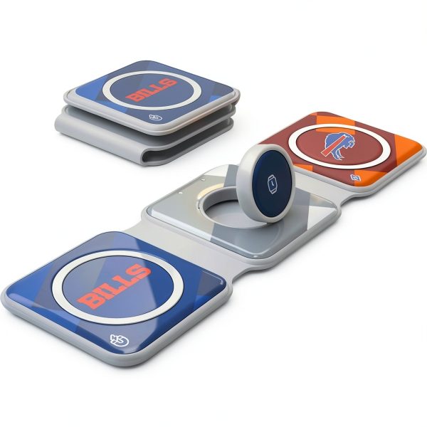 Buffalo Bills 3 in 1 Foldable Charger Keyscaper Officially-0
