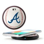 Atlanta Braves Wireless Charging Pad Keyscaper 10W Base-0
