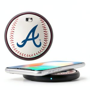 Atlanta Braves Wireless Charging Pad Keyscaper 10W Base-0