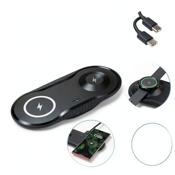 Samsung Wireless Charger 15W Fast Charge Galaxy Phone Watch-6