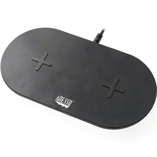 Adesso Qi Wireless Fast Charging Pad Dual Coil Compact-4