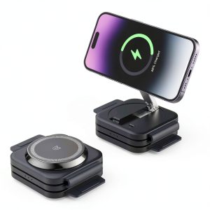 MyBat Pro 3-in-1 Wireless Charging Dock MagSafe Foldable-0