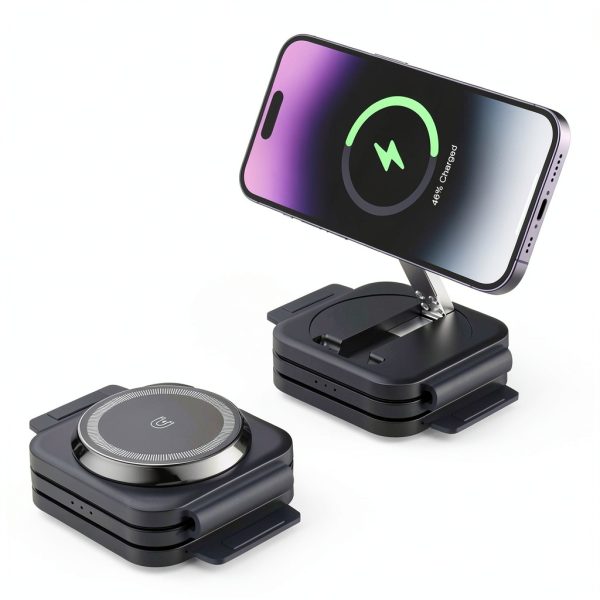 MyBat Pro 3-in-1 Wireless Charging Dock MagSafe Foldable-0