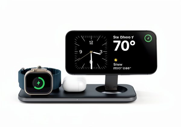 Qi2 Trio Wireless Charging Pad Foldable Travel Design-3