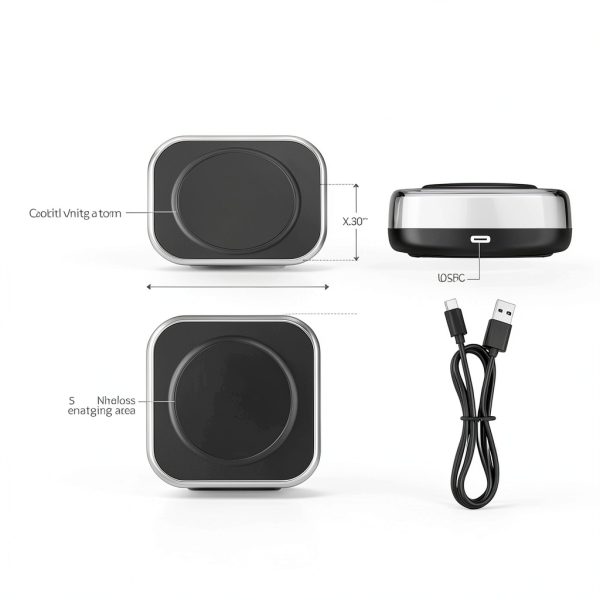 Esoulk Wireless Charging Pad 2-in-1 Design Qi Charger-6