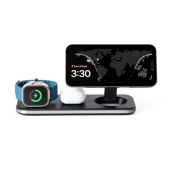 Qi2 Trio Wireless Charging Pad Foldable Travel Design-0