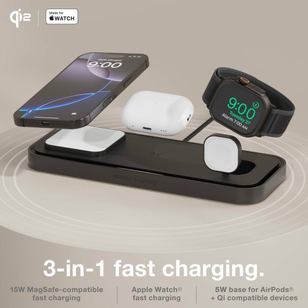 XDP3 3 in 1 Wireless Charging Pad MagSafe Qi2 Fast Charging-1