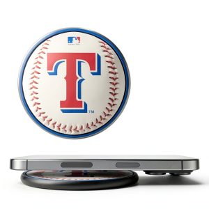 Texas Rangers Wireless Charging Pad 10W Official Licensed-0