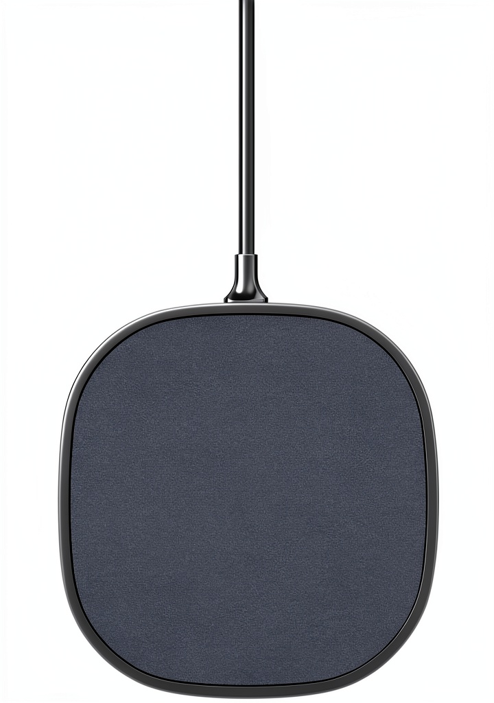 mophie 15W wireless charging pad on a desk with smartphone