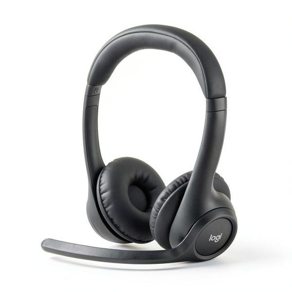 Logitech Zone 300 On-Ear Headset with Noise Canceling Mic Black-0